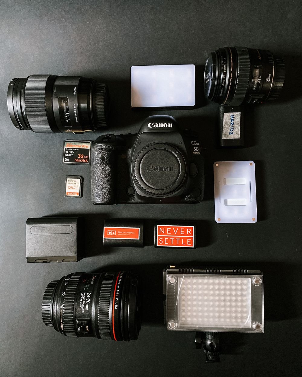 Camera and lighting equipment