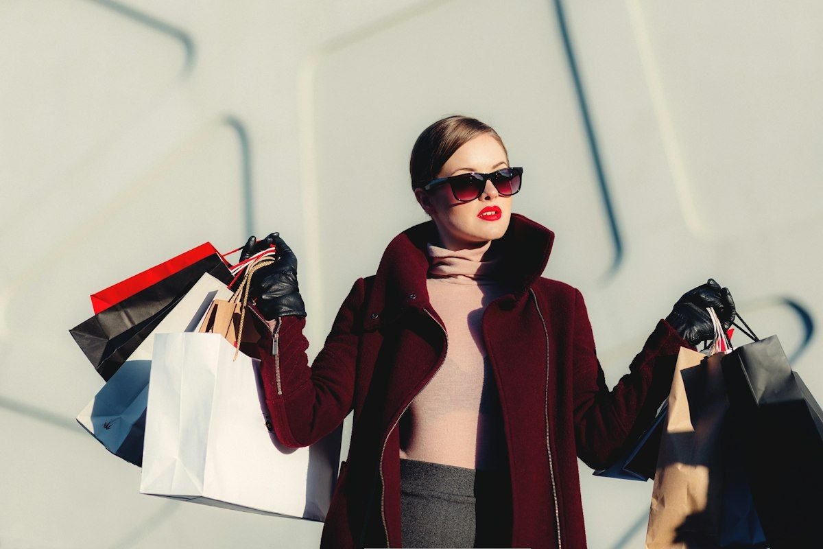 Fashion lifestyle and shopping imagery