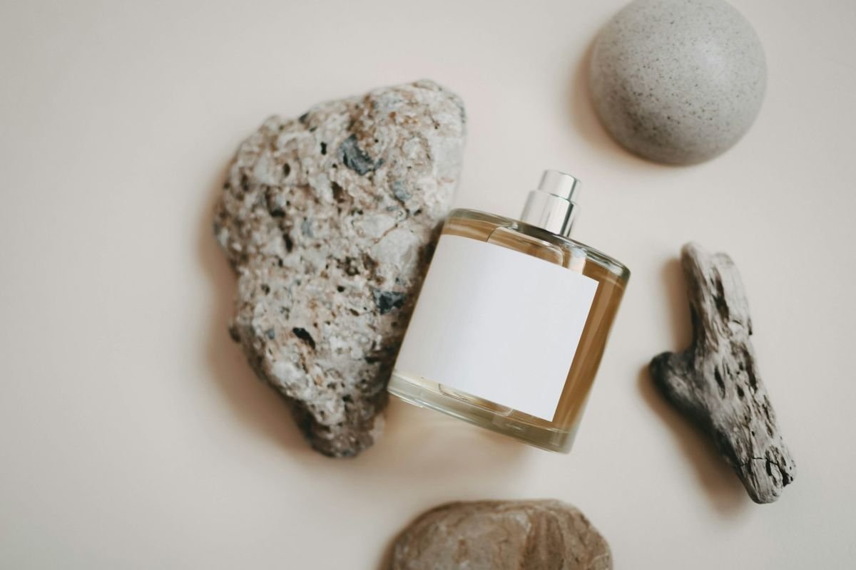 Perfume brand still life